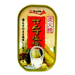 4. 極洋 炭火鹽燒秋刀魚罐／100g
