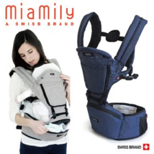 6. 瑞士MiaMily 健康護脊坐墊型嬰兒背帶