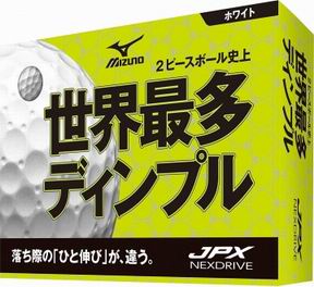 4. Mizuno JPX NEXDRIVE 512風洞高爾夫球 二層球 12顆裝