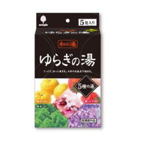 7. 和的湯 入浴劑 綜合包（柚子、森林、櫻花、草莓、薰衣草）
