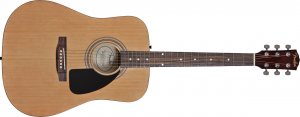 9. Fender 原木色民謠木吉他 FA-100