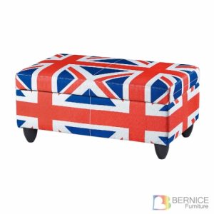 10. Bernice柏妮俬 英國國旗收納椅凳