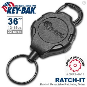 7. KEY BAK RATCH-IT 鎖定系列 36"超級負重伸縮鑰匙圈