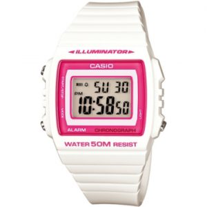 6. CASIO 馬卡龍休閒電子錶 W-215H-7A2