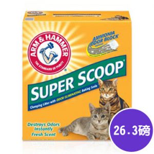 5. 鐵錘ARM&HAMMER 超凝結清香凝結貓砂 26.3磅