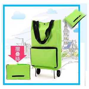 6. 可摺疊滾輪式環保購物袋
