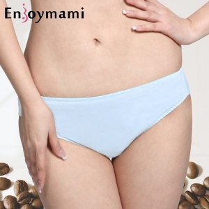 8. ENJOYMAMI 超彈性咖啡紗孕婦內褲