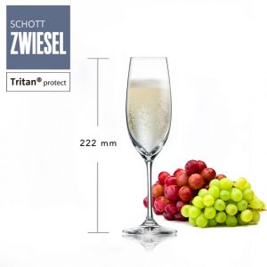 6. SCHOTT ZWIESEL IVENTO系列香檳對杯／口徑7ｘ高22.2cm
