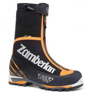 4. Zamberlan 4000 EIGER EVO GTX RR 高筒雪攀雙重靴／有冰爪卡槽．單隻重量955g（27cm）