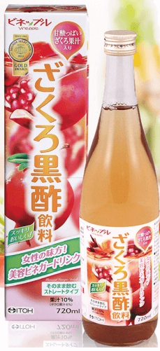 4. 日本 ITOH井藤漢方 綜合紅石榴黑醋飲／2瓶組