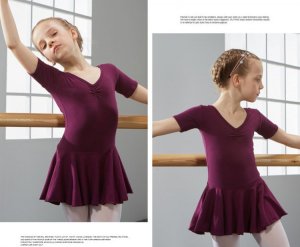 7. 短袖兒童芭蕾舞衣（連裙）